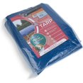 thumbnail image 3 of Durable Vinyl Tarp 23 oz, Super Heavy Both Sides Coated, 22 mil, with Grommets, Lacquered for Easy Cleaning, high Tear Strenght, uv Stability, Waterproof - by Fulcoline USA (10' x 20', Blue), 3 of 5