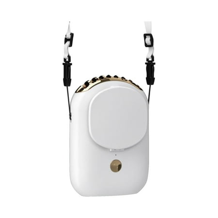 

Jmntiy USB Rechargeable Hanging N eck Fan With Vanity Mirror Desktop Fan Clearance