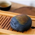 thumbnail image 4 of 1 pieza - Adorno de sapo dorado hecho a mano for tetera, juego de té, accesorios de cerámica for la ceremonia del té - ideal for entusiastas del Kung Fu, 4 of 6