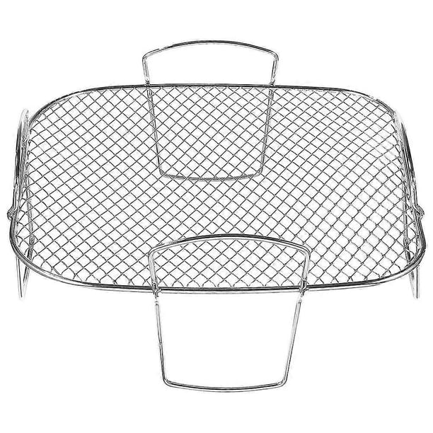 Air Fryer Rack Stainless Steel Air Fryer Handle Design Rack Air Fryer Accessory