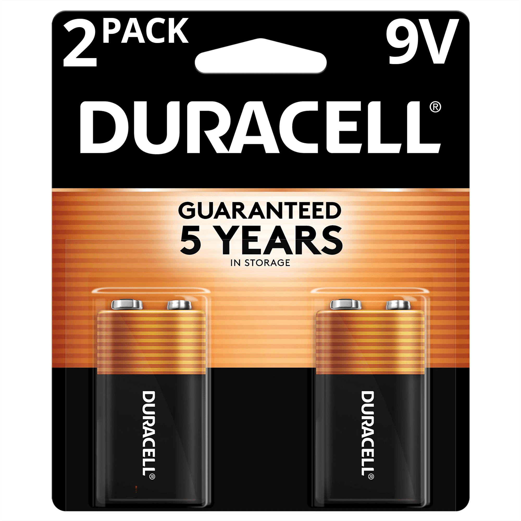 Chaise longue Bekritiseren Rubriek Duracell Coppertop 9V Battery, Long Lasting 9V Batteries, 2 Pack -  Walmart.com