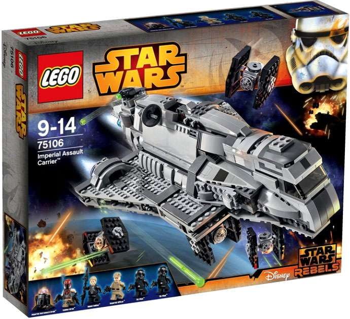 Pre-Owned Star Wars Rebels Imperial Assault Carrier Set LEGO 75106 [Damaged Package]