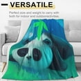 thumbnail image 5 of Western Cow Skull Blanket Cactus Boho Throw Blankets,Birthday Gifts for Kids Adult,Lightweight Soft Fleece with Southwestern Style,for Sofa Couch Bed Room Artistic Bohemian Decor 60x80in, 5 of 10