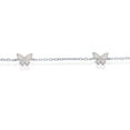 thumbnail image 2 of 925 Sterling Silver Rhodium Plated White Created Opal Butterfly Design 9+1’’ Charm Anklet/Bracelet Jewelry for Women or Teens, 2 of 7