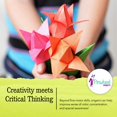 thumbnail image 4 of Juego de papeles de origami Pinwheel Crafts con flores multicolores, 150 unidades, 4 of 6