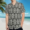 thumbnail image 5 of High Quality Hawaiian Shirts for Men Short Sleeve Aloha Beach Shirt Floral Summer Casual Button Down Shirts Blouses MQDEEQ, 5 of 7