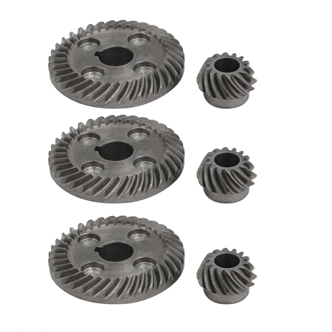 90 Degree Shaft Angle Replacement Part Spiral Bevel Helical Gear Set