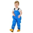 thumbnail image 5 of AUNVITO Kids Waterproof Overalls Rain Pants All-Season Lightweight Suspenders Outdoor Long Pants, 5 of 6