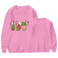 thumbnail image 4 of My Day Grinch Chandail en Molleton Femme Grande Taille Mode Décontractée Imprimé de Noël Manches Longues Col Rond Chandail Ample Chandails en Molleton Grinch Imprimé Chandails en Molleton, S, 4 of 4