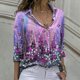 thumbnail image 2 of Camisas Para Mujer Botón de Moda Casual Turn-Down Neck Impreso Manga Larga Tops Camisa Odeerbi ODB125621, 2 of 8