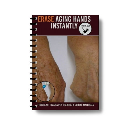 Teach & Learn Plasma Fibroblast  Brown Spots on Hands  Pigmentation  Age Spots Removal Training Manual [USB Flash Drive]