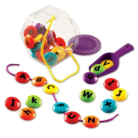 Learning Resources Smart Snacks ABC Lacing Sweets, Fine Motor Toy, 29
