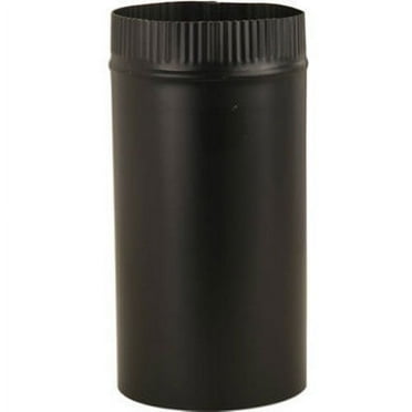 SELKIRK BM0104 8" x 12" 24 GA Stove Pipe, Black