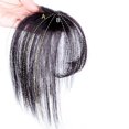 thumbnail image 6 of 3D Air Bangs Hair Topper Extension Invisible Seamless Thin Neat Air Bangs # Black, 6 of 7