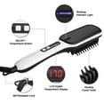 thumbnail image 2 of Fixm 2 in 1 Ionic Hair Straightening Brush Hair Straightener Brush Iron w/ Double Negative ions Anti-scald Auto Shut-Off, 2 of 7