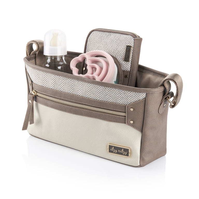 Itzy Ritzy Stroller Caddy, Vanilla Latte photo 3