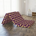 thumbnail image 4 of Tropical Foldable Mattress, Exotic Parrot Birds Flying, 78.7" x 47.2", Mustard Dark Grey and Purple, by Ambesonne, 4 of 4
