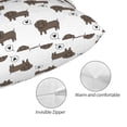thumbnail image 3 of Fotbe Dachshund Dog Funda de Almohada Decorativa Estilo Occidental, Lujo en Algodón, Fundas para Almohadas King, Cojín Estampado para Decoración del Hogar-16"x24", 3 of 6