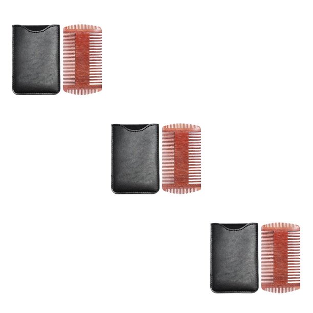 Soidarity Peines para bigote, herramientas profesionales de enfermería, suministros de modelado de cuatro lados para salones de belleza en el hogar, Type1 NO1 Soidarity CBP212943