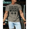 thumbnail image 3 of Gymish Don’t Debate Just Lift The Weight Workout T-Shirt – Funny Gym Shirt for Men, Motivational Lifting Tee, Men’s Athletic Workout Apparel, 3 of 5
