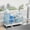 Blue, variant on Kitchen basin sponge holder, suitable for kitchen sinks, sink storage boxes with high brush racks, kitchen countertop storage and organization, rust-resistant 304 stainless steel material.