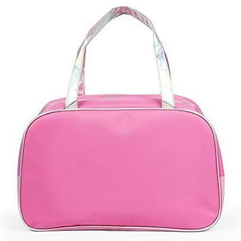 Girl's Unicorn Faux Leather Faux Fur-Trim Weekender Bag