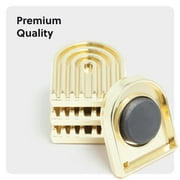 U Brands Magnets, Set of 4, Gold Deco