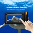thumbnail image 5 of IP68 Waterproof Phone Pouch Double Space, Floating Waterproof Phone Case with Lanyard for iPhone 17 Pro Max 16 15 14 S26 S25, Phone Dry Bag Vacation Cruise Ship Travel Essentials 7.5'', 5 of 6