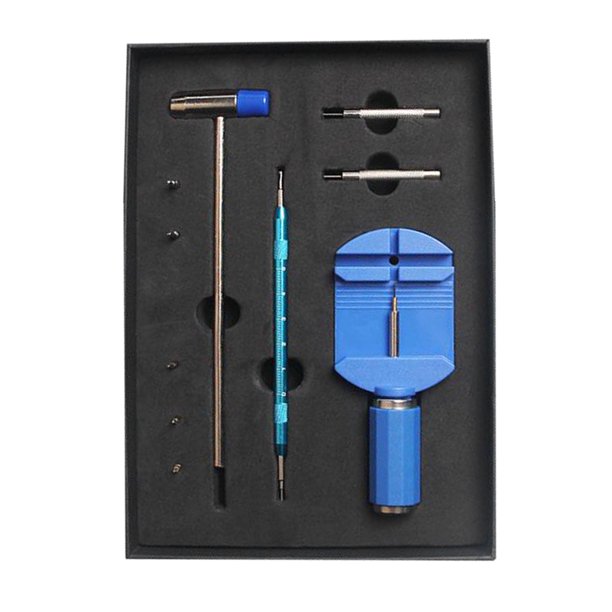 de herramientas para quitar eslabones de reloj Azul Yuyangstore ajustador de eslabones de reloj de pulsera