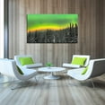 thumbnail image 4 of Orange Aurora Above A Snowy Forest Wall Art Aurora Borealis Picture Canvas Art Northern Lights Framed Painting Wall Decor For Home Office Bedroom Livingroom Reeady to Hang, 4 of 6