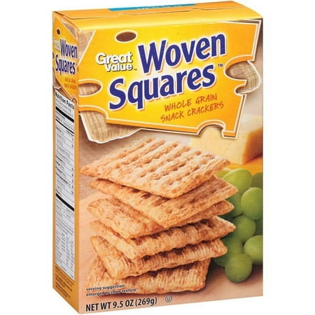Great Value Double Cross Snack Crackers, 9.5 Oz.