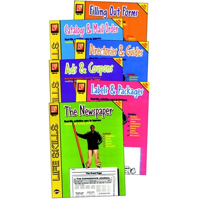 Remedia Publications Rem434 Practical Practice Reading Ser Ies Set Of All Six Books