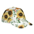 thumbnail image 3 of Haiem Sunflowers Leaves And Birds Baseball Cap Dad Hat Cotton Soft Adjustable Fashion Hats for Men Women Unisex Style Headwear, 3 of 9