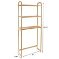 Better Homes & Gardens 3Shelf over the Toilet Space Saver, Bamboo