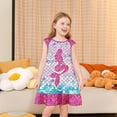 thumbnail image 5 of TAIAOJING Girls Summer Dresses Cute Animal Print Sleeveless Sleepwear Loungewear Nightwear Loose Fit Casual Play Dress For Toddlers Kids Age 3-10 Classic 7-8Y, 5 of 5