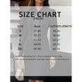 thumbnail image 5 of ZOELNIC Women's Puff Long Sleeve Bodycon Midi Dress with Collared Tie Neck for Business Office, L, 5 of 5