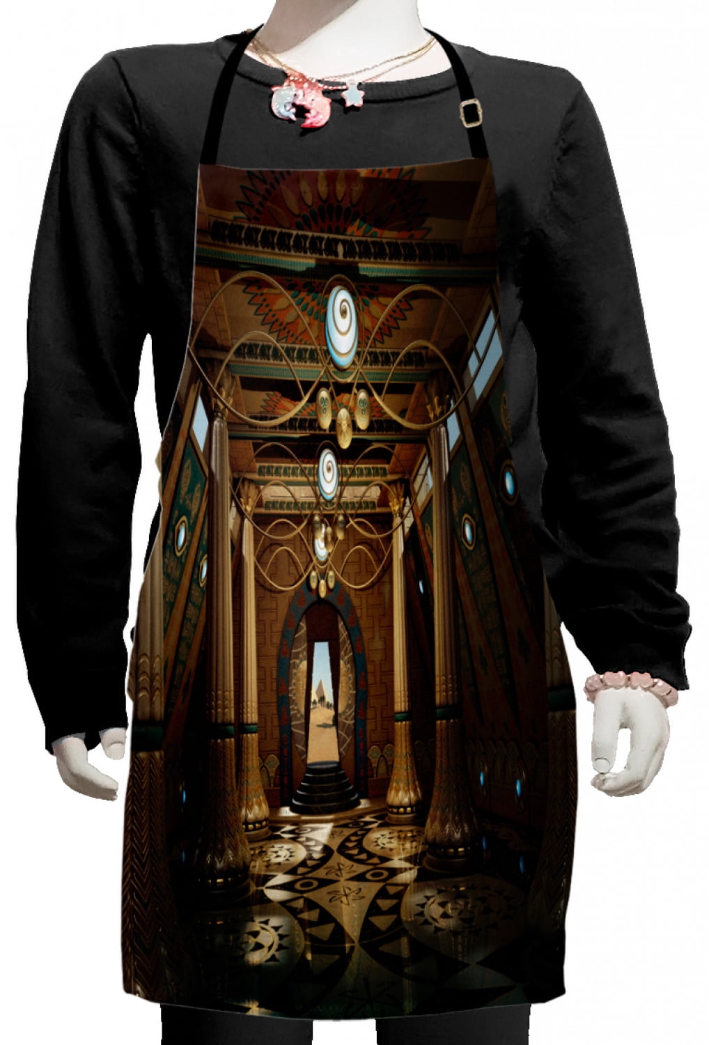 Pillar Kids Apron, Graphics of a Building Interior in the Fantasy Style ...