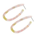 thumbnail image 2 of Guardurnaity Pendientes colgantes de aro liso, accesorios populares, pendientes geométricos, regalo de aniversario, decoraciones para mujer, gancho Ropa, zapatos y accesorios Miscelánea Rosado, 2 of 6