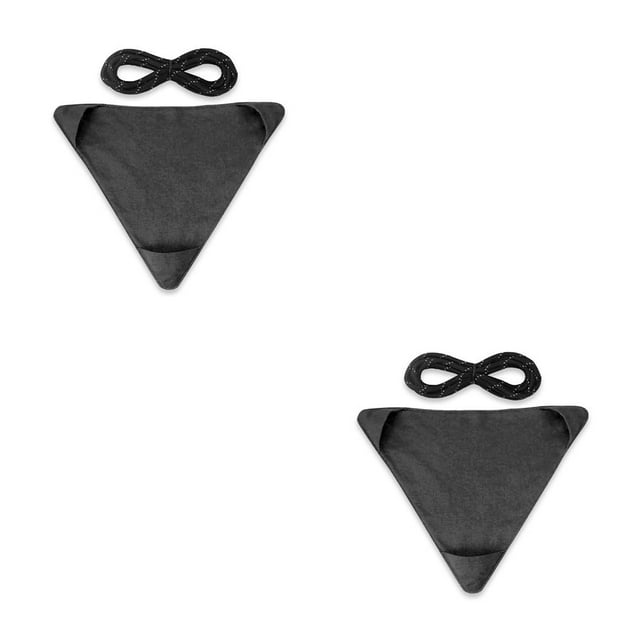 Wosthever Taburete de camping Paño Senderismo Trípode Silla Funda de asiento Deportes Negro Type2 NO2