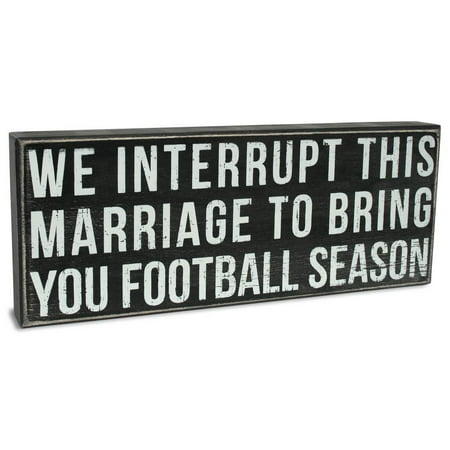 Interrupt This Marriage Box Sign Wood Sign - 15x6