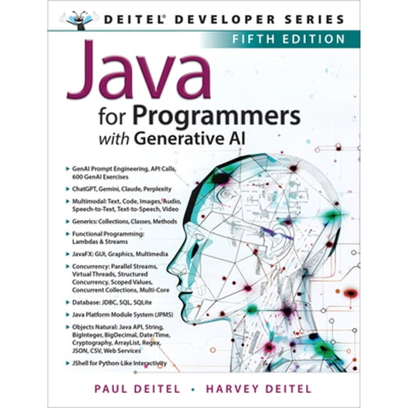 Pre-Owned Deitel Developer Java for Programmers: With Generative AI, (Paperback)