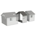 thumbnail image 3 of 60 Inch Extension Kit for 11 ft. Lifetime  Polyethylene Sheds with 2 Windows, 51 Sq. ft., Tan (6426), 3 of 7