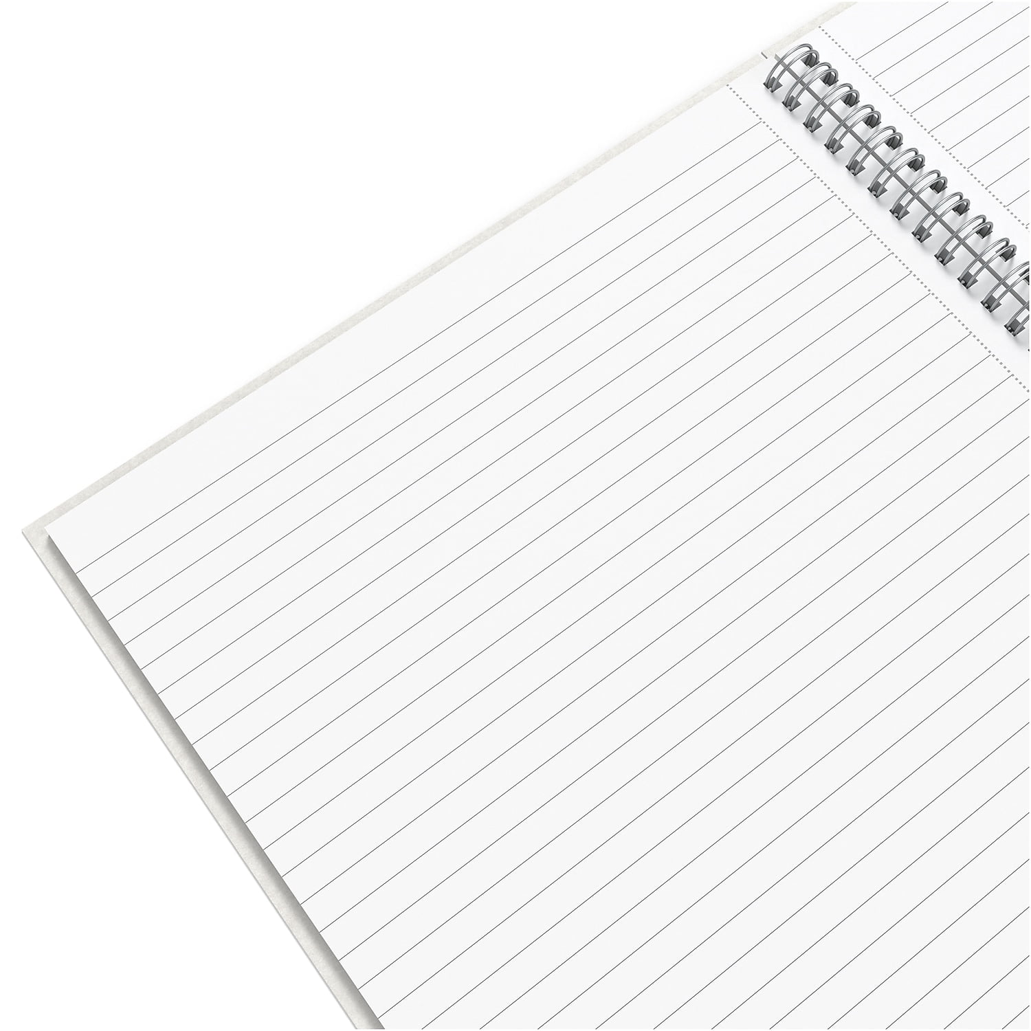 Staples TRU RED Large Hard Cover Ruled Notebook Gray/Teal  3/Pack TR55738VS