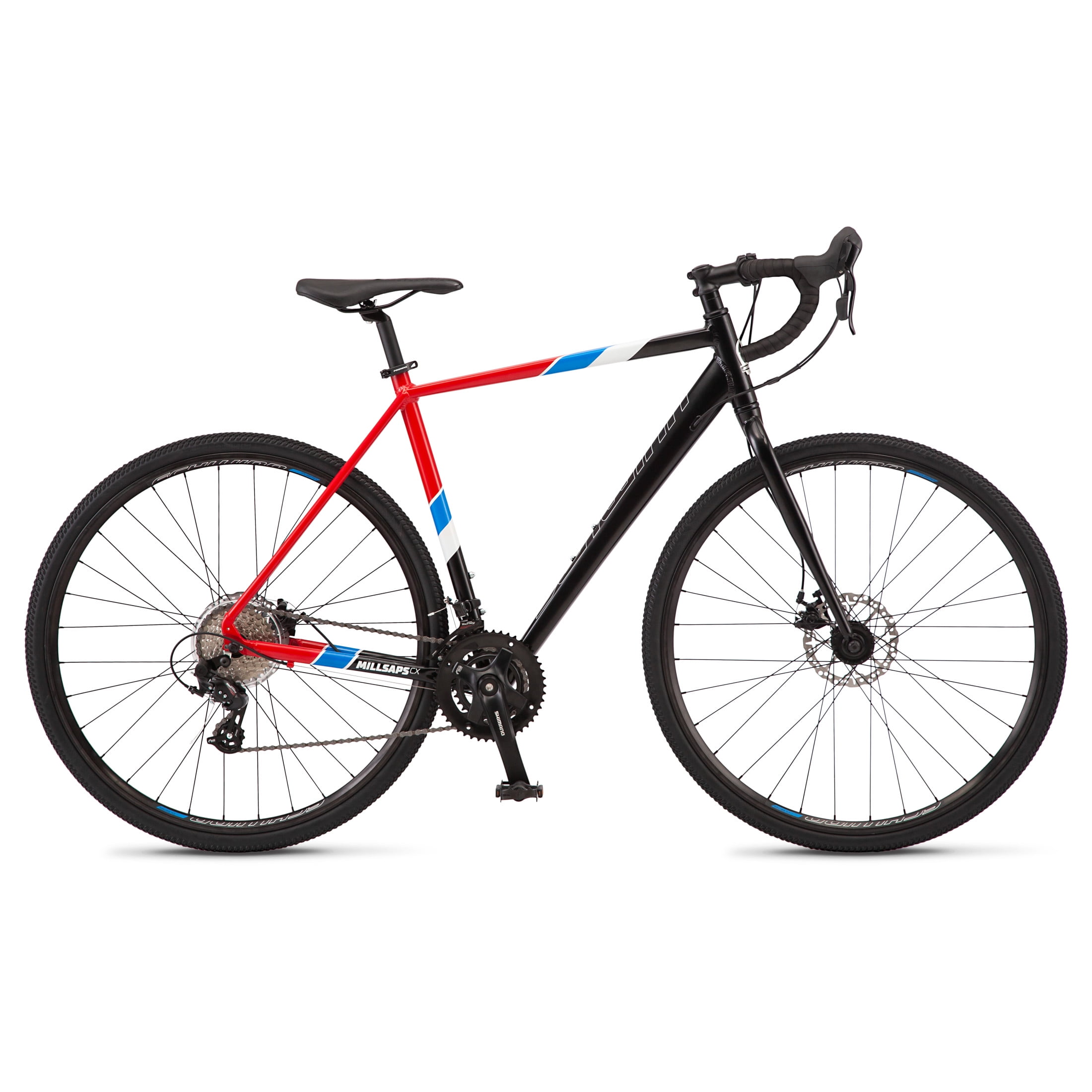 Mongoose Grit Adventure Road Bike, 700c Wheel, 14 Speed, Blue