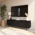 thumbnail image 6 of Nexera Hamilton Tv Stand with 4 Storage Cabinets Fits Tv's up to 70", Black, 6 of 9