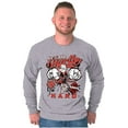 thumbnail image 3 of Popeye Hustle Hard Strong Finish Men's Long Sleeve Tee T Shirt Brisco Brands S, 3 of 6