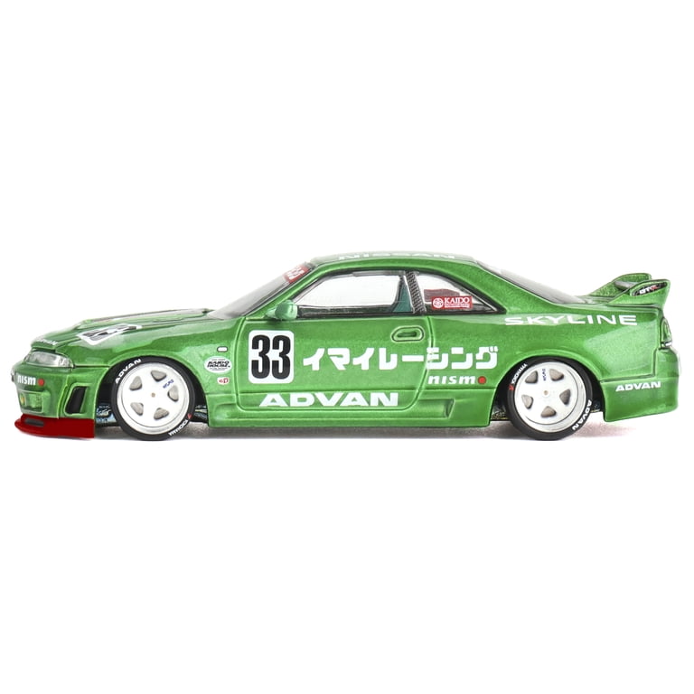 1/64 The Laboratory 技研所 日産 GTR R33 GREEN Nissan Skyline GT-R (R33) RHD (Right Hand Drive) #33 