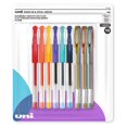 thumbnail image 1 of uniball™ Gel Pens, Signo DX Ultra Micro Point (0.38mm) & Stick Medium Point (0.8mm), Assorted Colors - 12 Count, 1 of 5