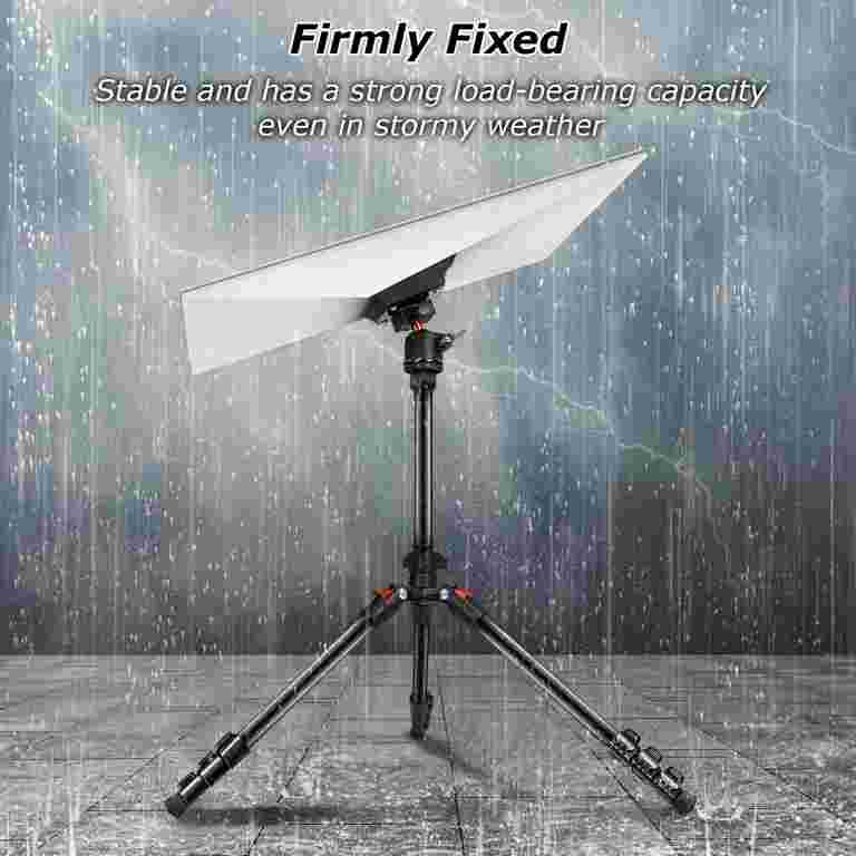 Support Mural/Toit Starlink Gen 3 - Montage 360° Réglable - Compatible Parabole Standard V3 - Kit Internet Satellite