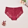 thumbnail image 3 of AHTJRT Underwear Panties for Women Plus Size Lace Bikini Underwear High Waist Stretch Soft Breathable Comfortable Daily Wear Briefs, 3 of 6
